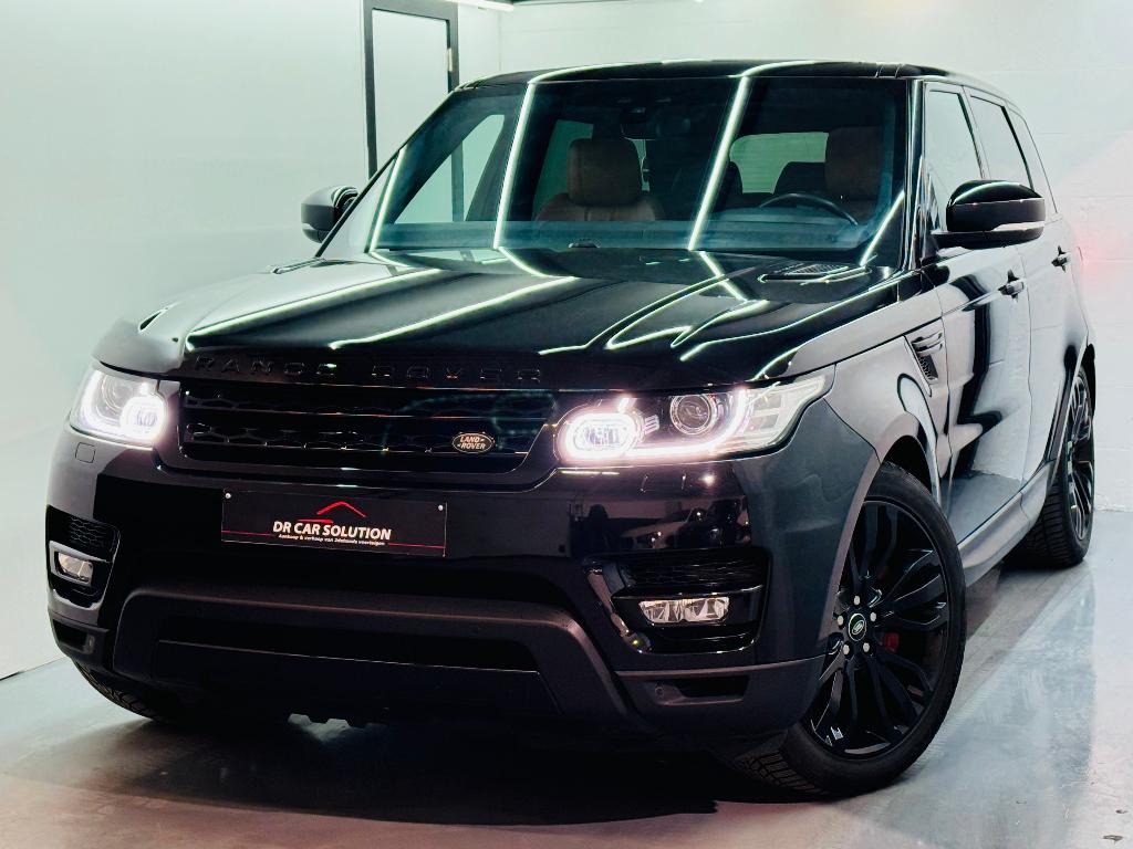 Range Rover Sport HSE 3.0 V6 full option lane assist panodak, Auto's, Land Rover, Automaat, Euro 6, Zwart, Leder
