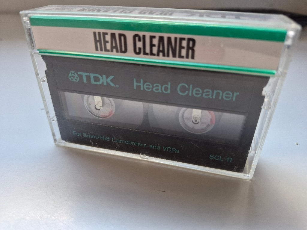 TDK - 8mm/Hi8 - Nettoyeur de tête - 8CL-11, Enlèvement ou Envoi, Hi 8, Cassette (vidéo)