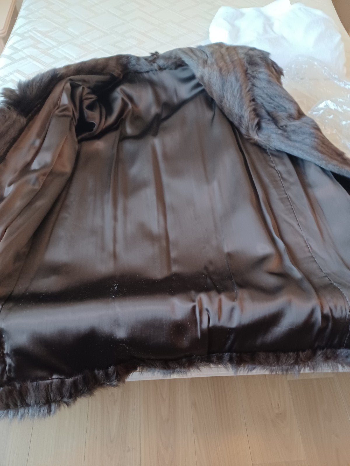 Manteau de fourrure vision, Kleding | Dames, Ophalen, Bruin