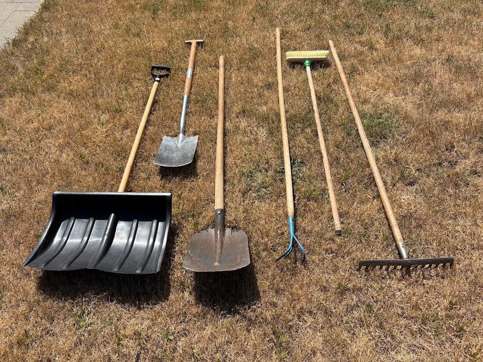 Tuin gereedschap groot, Enlèvement, Utilisé, Jeu d'outils