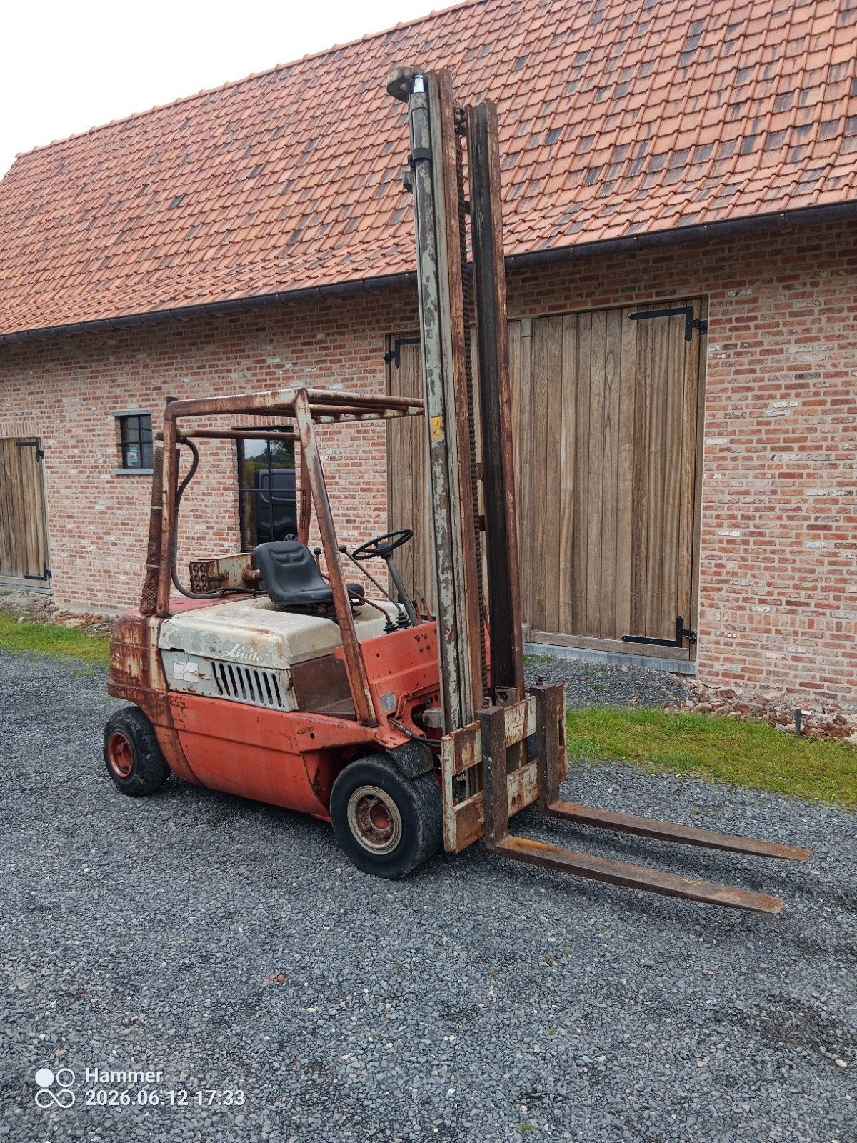 Heftruck linde H30 diesel, Ophalen, Diesel, Heftruck