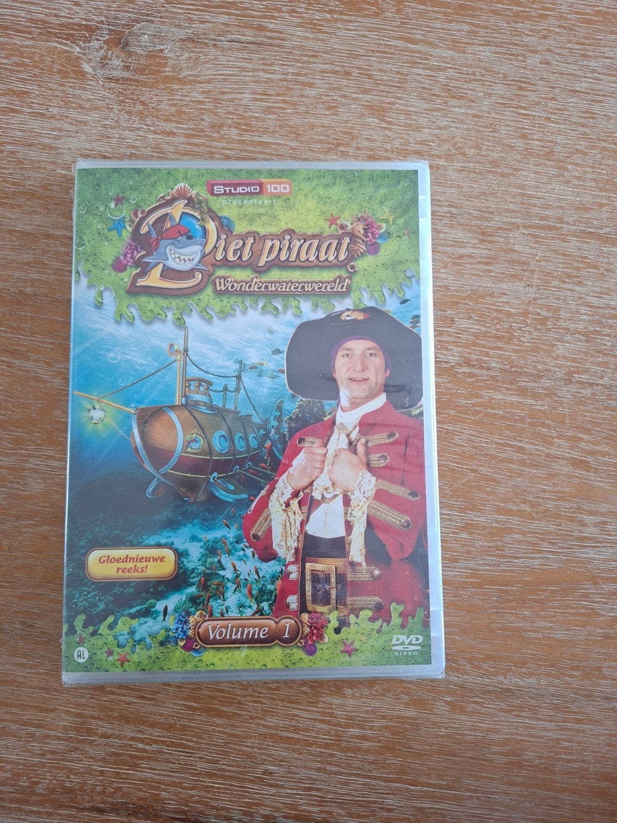 Dvd Piet Piraat 
Wonderwaterwereld Nieuw, Alle leeftijden, Ophalen of Verzenden, Nieuw in verpakking