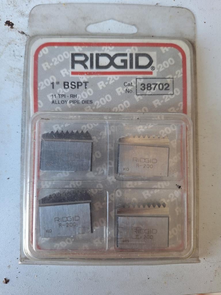 RIDGID voor pijpschroefdraad, Doe-het-zelf en Bouw, Sanitair, Ophalen of Verzenden, Nieuw, Inox