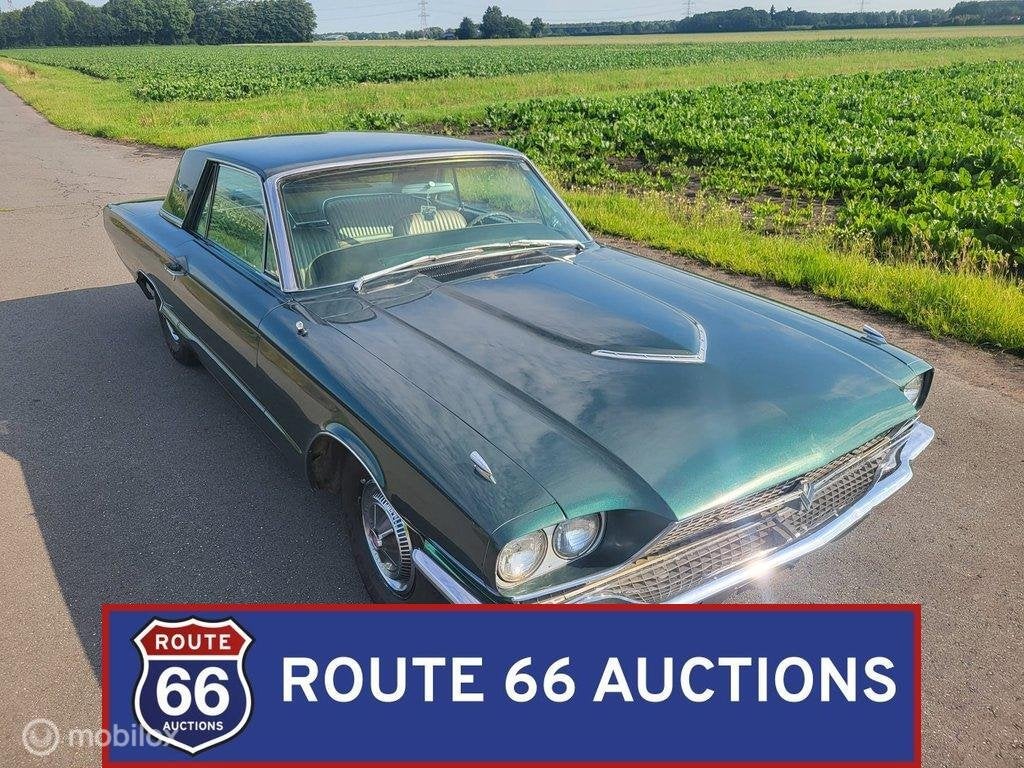 Ford Thunderbird | 1966 | Route 66 Auctions, Autos, Oldtimers & Ancêtres, Achat, Entreprise, Boîte manuelle, Autre carrosserie