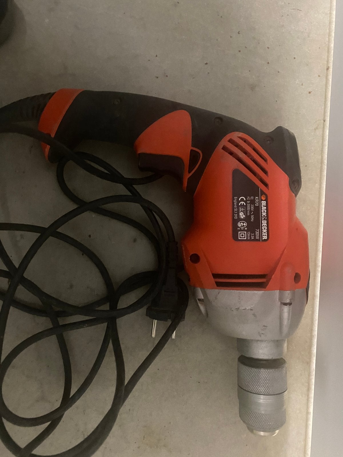 Boormachine Back & Decker, Ophalen, Gebruikt, Boormachine