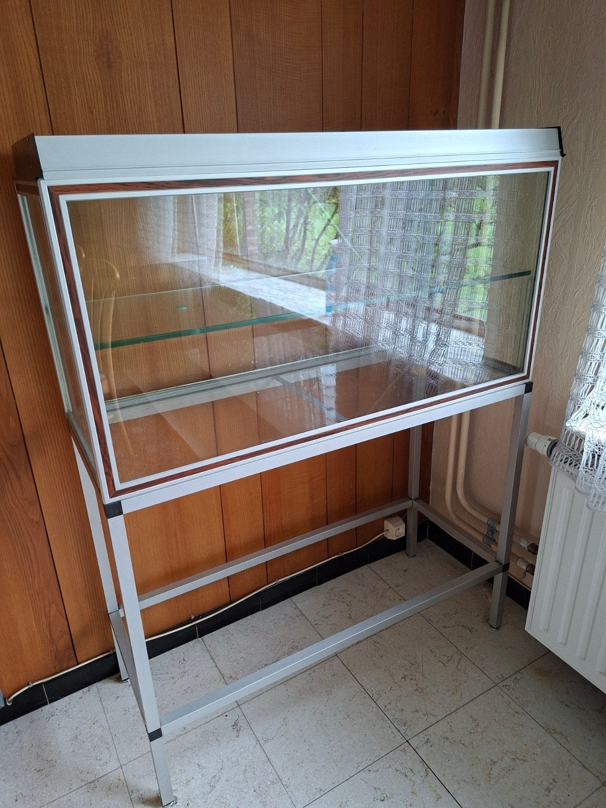 glazen bak, Ophalen, Gebruikt, Verlichting of Verwarming