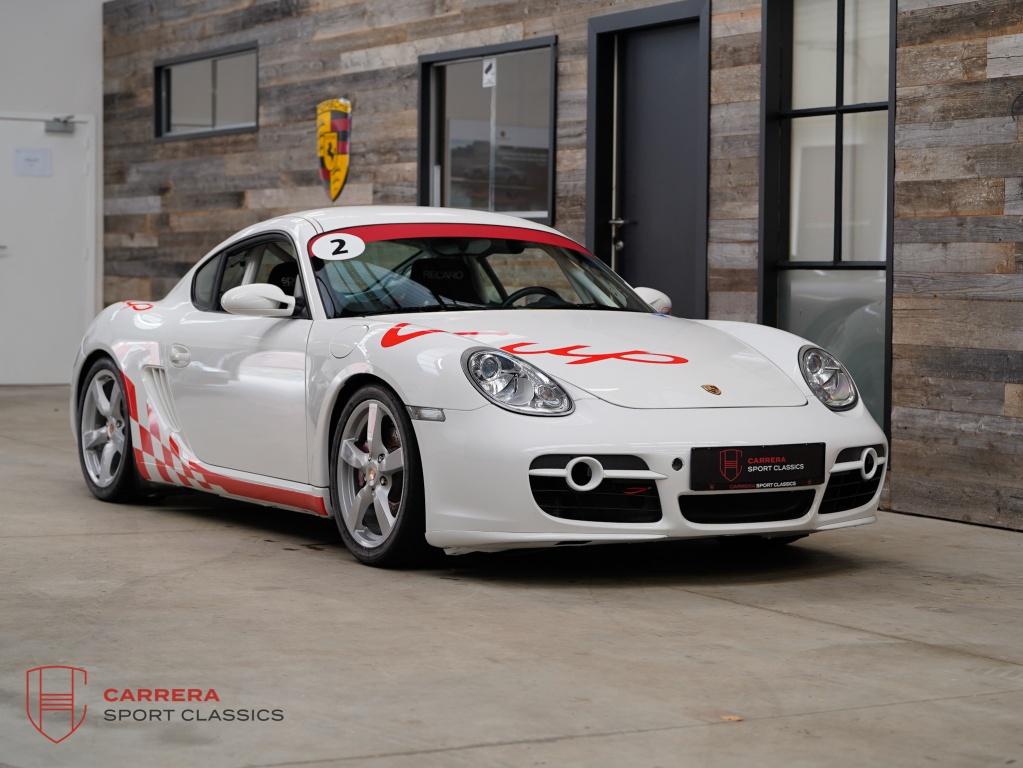 Porsche Cayman S 'CUP' race car 3.4 / French cup car - 1 of, Auto's, Porsche, Gebruikt, 1350 kg, Alcantara, Bedrijf