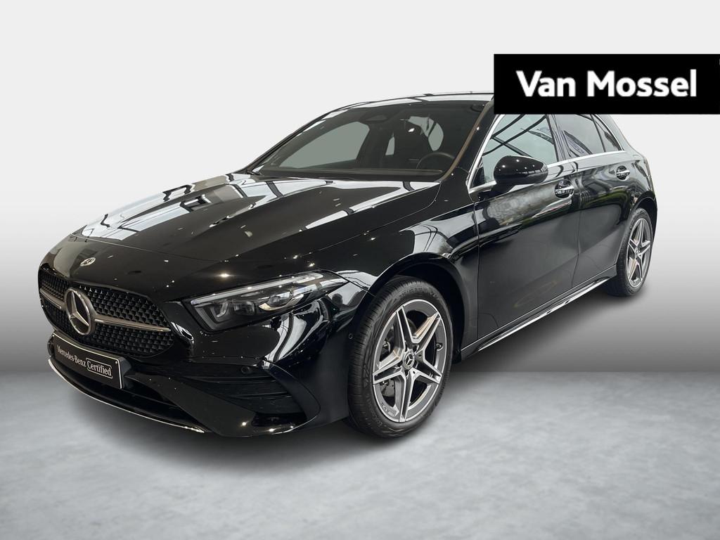 Mercedes-Benz A-Klasse 250 e AMG Line + LEDER + BURMESTER +, Auto's, Stof, Gebruikt, Euro 6, 4 cilinders