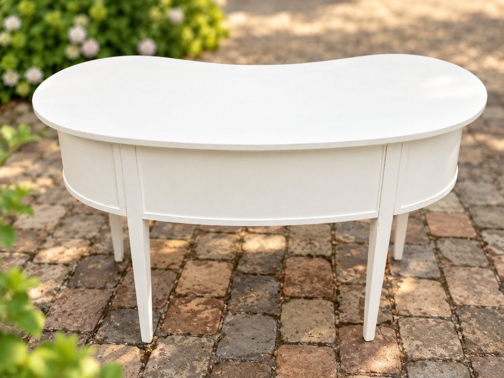 Bureau ancien / coiffeuse en pin, Maison & Meubles, Ancien / demi lune, Moins de 100 cm, 100 à 150 cm, Enlèvement