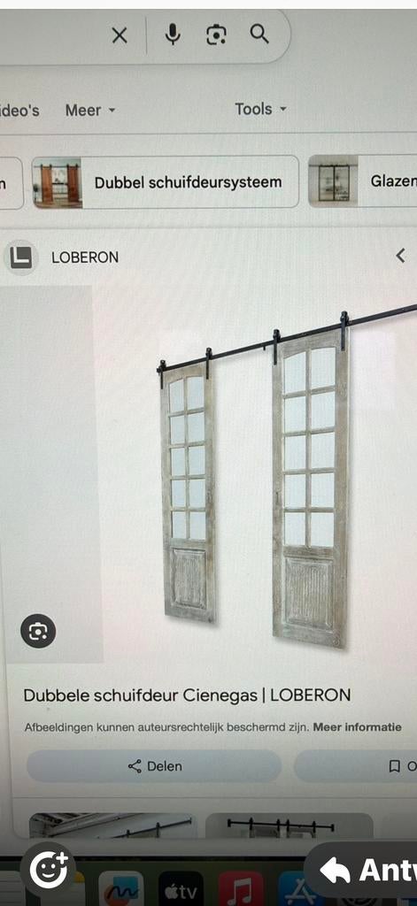 Schuifdeur Loberon, Doe-het-zelf en Bouw, Deuren en Vliegenramen, Ophalen, Binnendeur, Nieuw, Schuifdeur