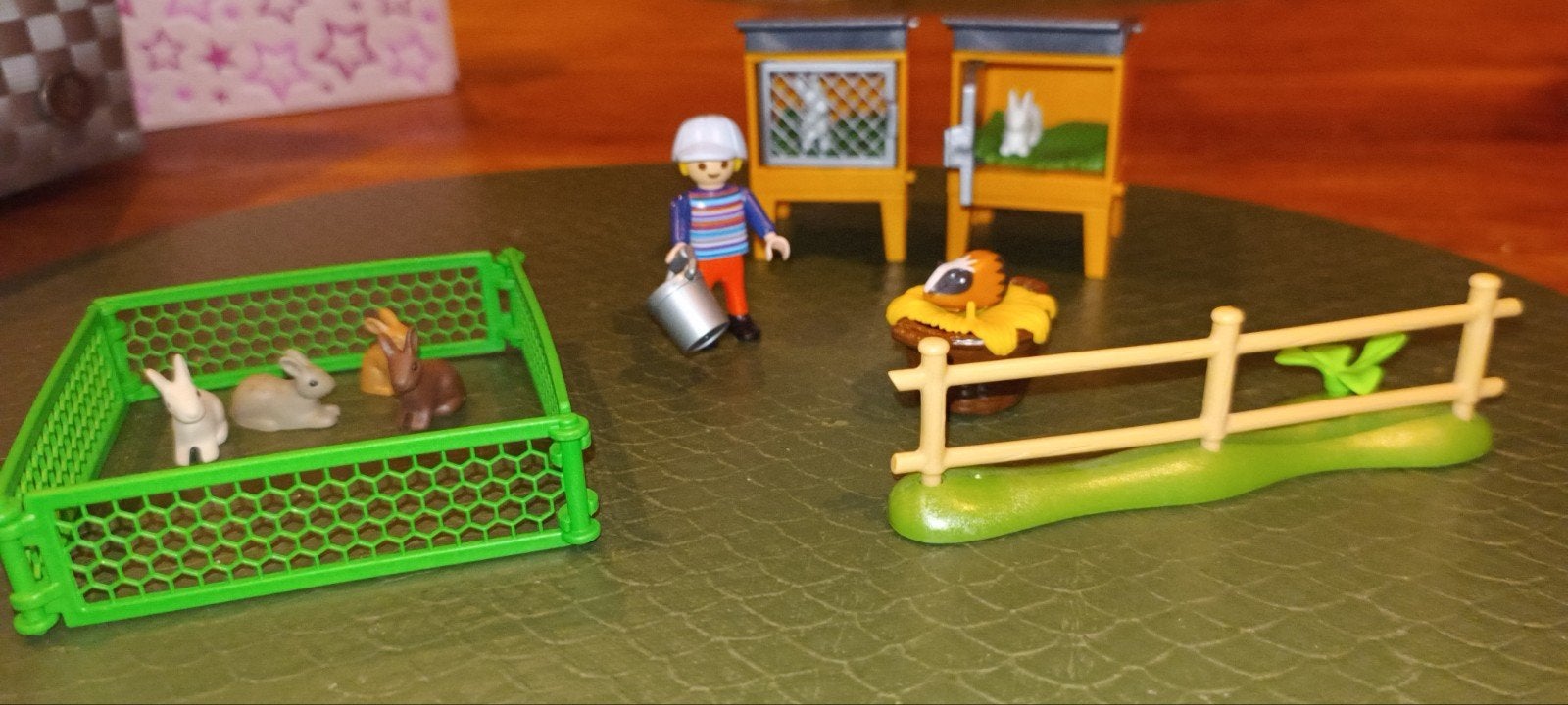 Playmobil 5123 verzorgingsplaats konijnen, Comme neuf, Autres types, Country, Kit complet