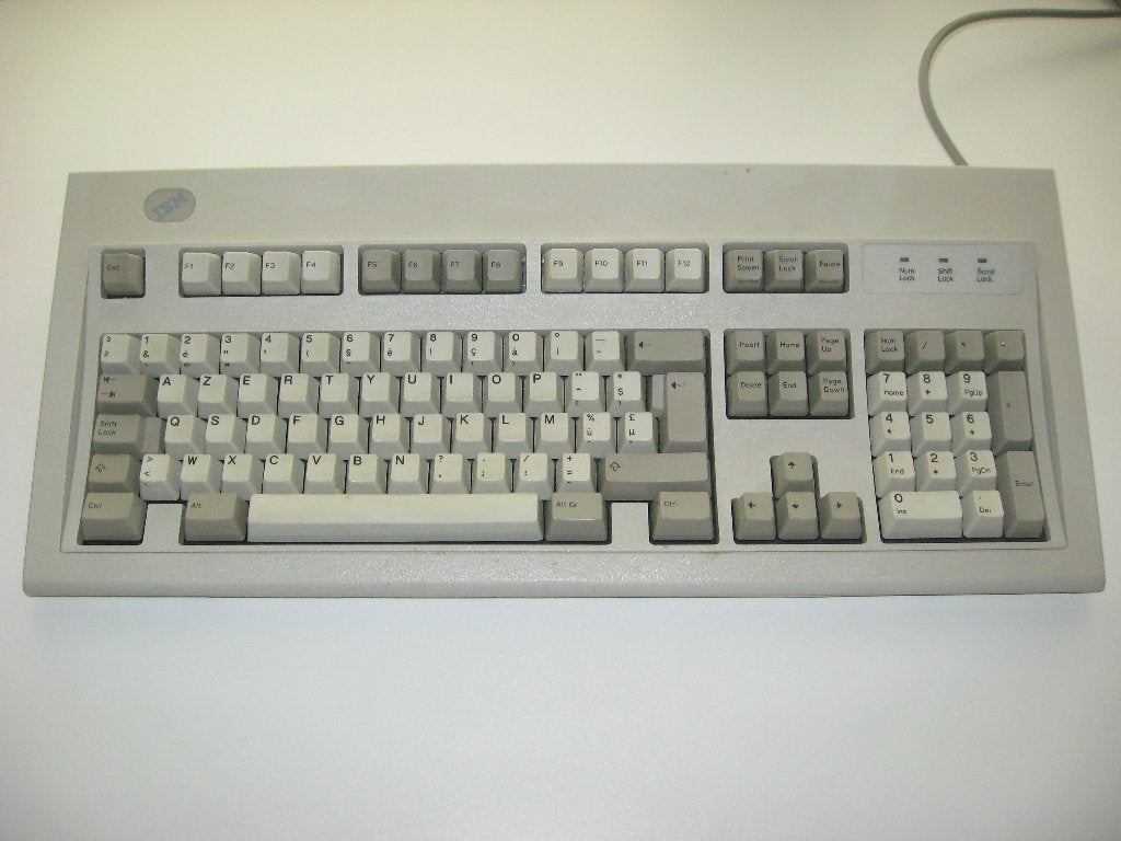 Clavier IBM PS/2 model M, Informatique & Logiciels, Enlèvement ou Envoi, IBM