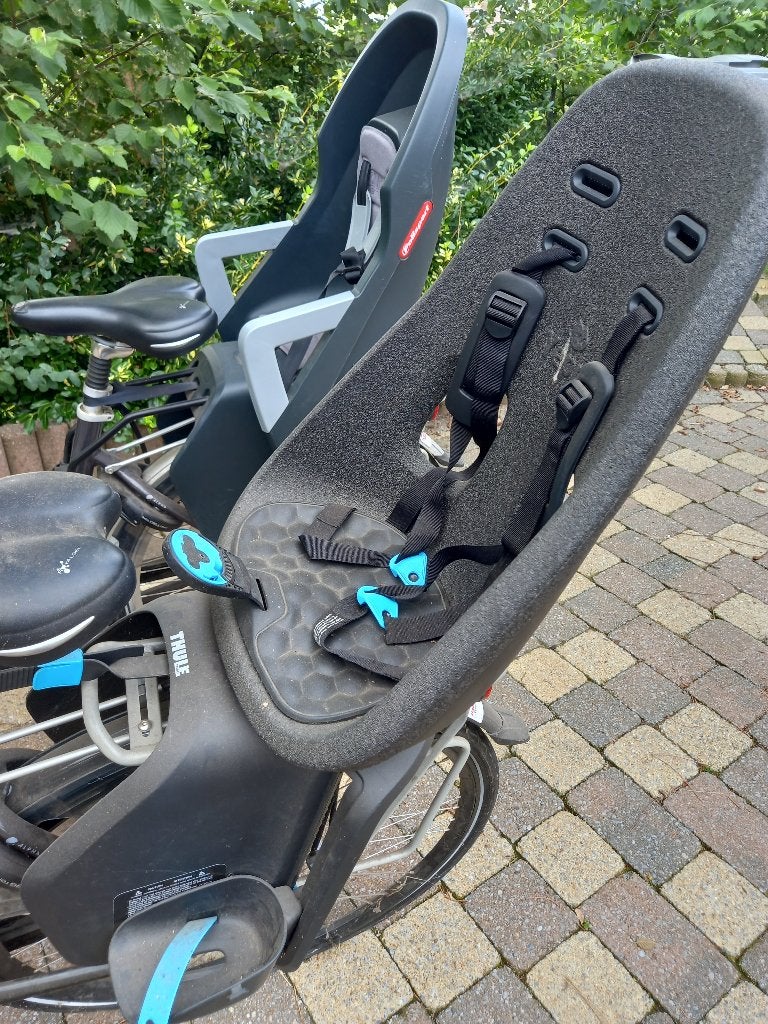 Fietsstoeltje Thule Yepp achter, Vélos & Vélomoteurs, Yepp (Thule), Repose-pieds, Enlèvement, Utilisé