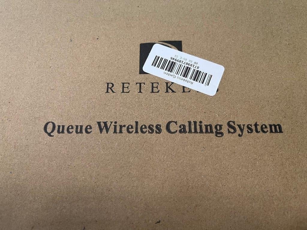 Retekess Restaurant pager met Reciever, Restaurant