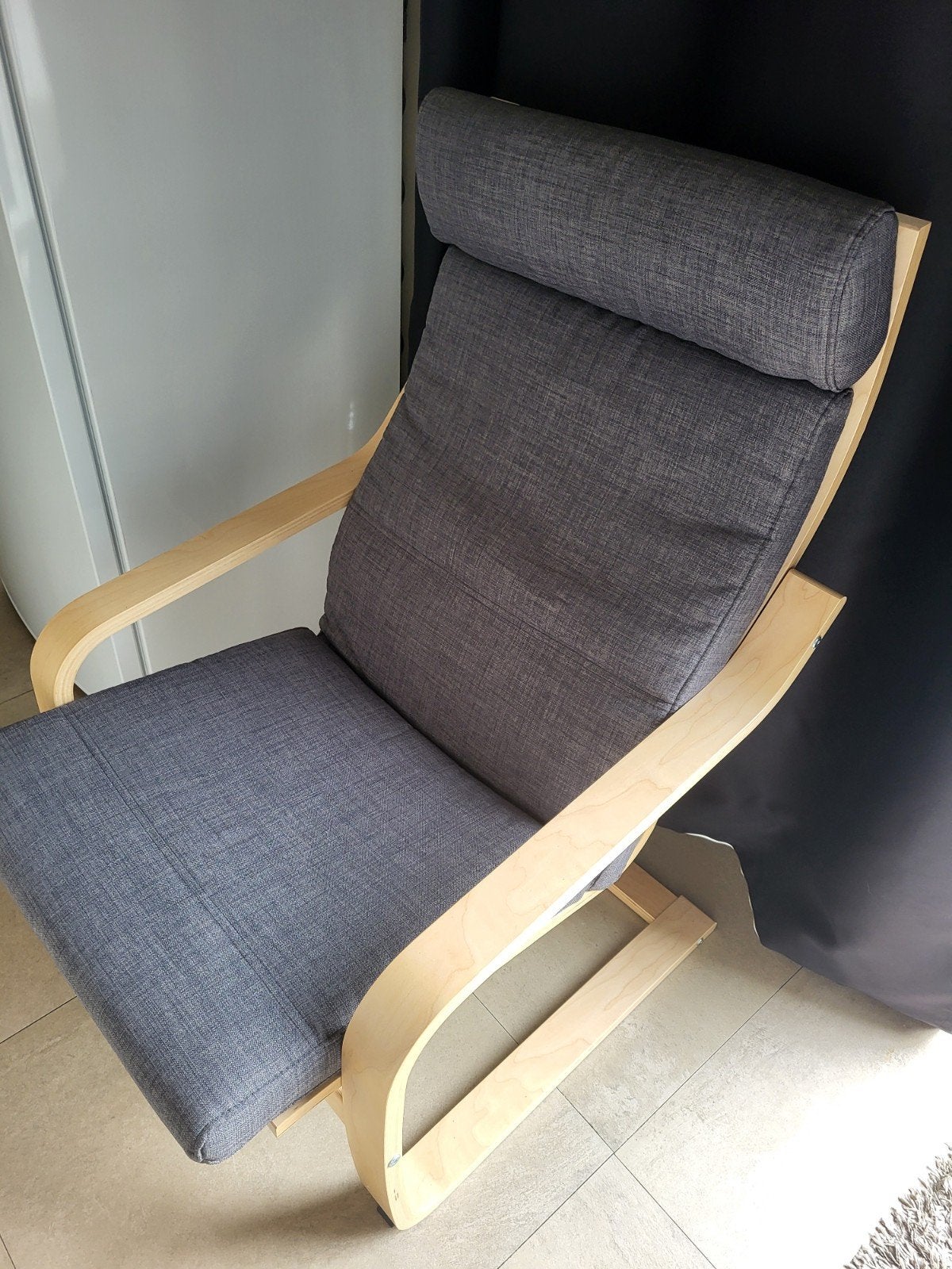 Zetel Ikea., Enlèvement, Comme neuf, Une personne, Tissus