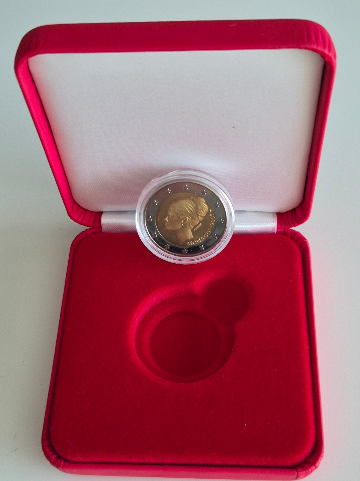 Herdenkingsmunt Monaco 2 € Grace Kelly, Postzegels en Munten, Ophalen of Verzenden, Monaco