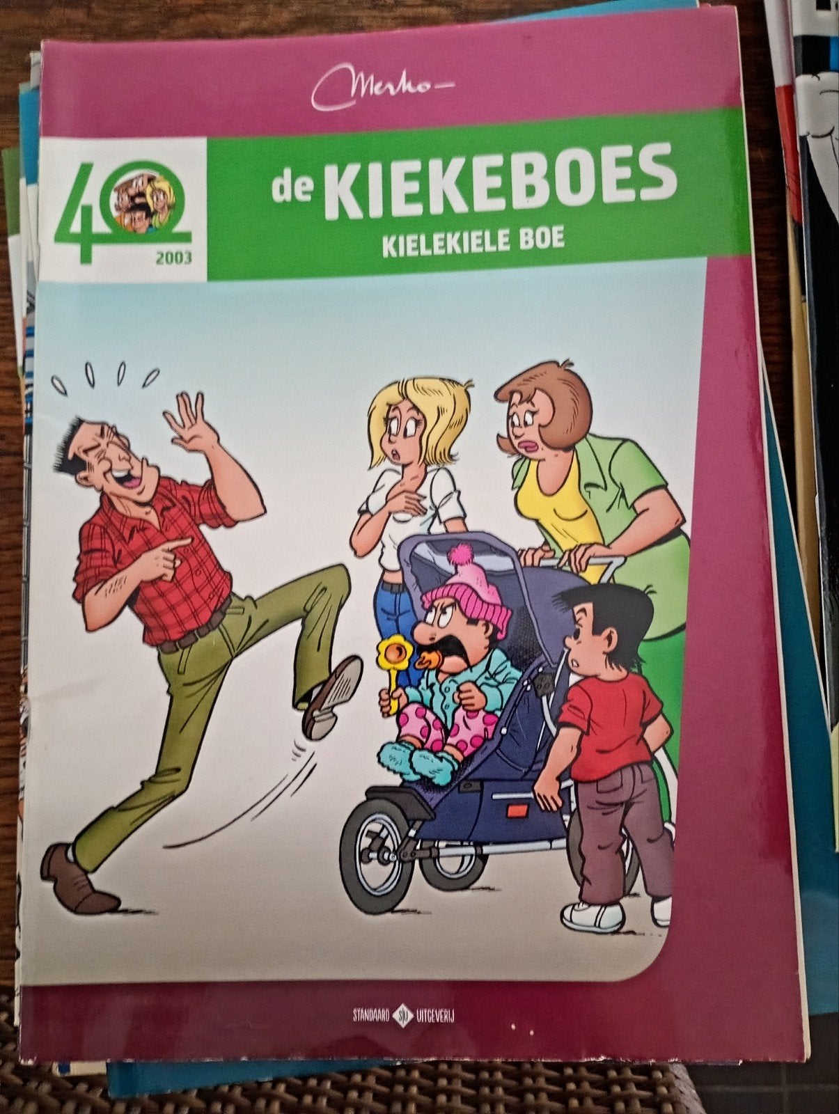 De kiekeboes kielekiele boe, Boeken, Ophalen
