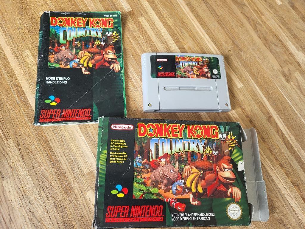 Snes donkey kong country, Games en Spelcomputers, Ophalen of Verzenden, Gebruikt