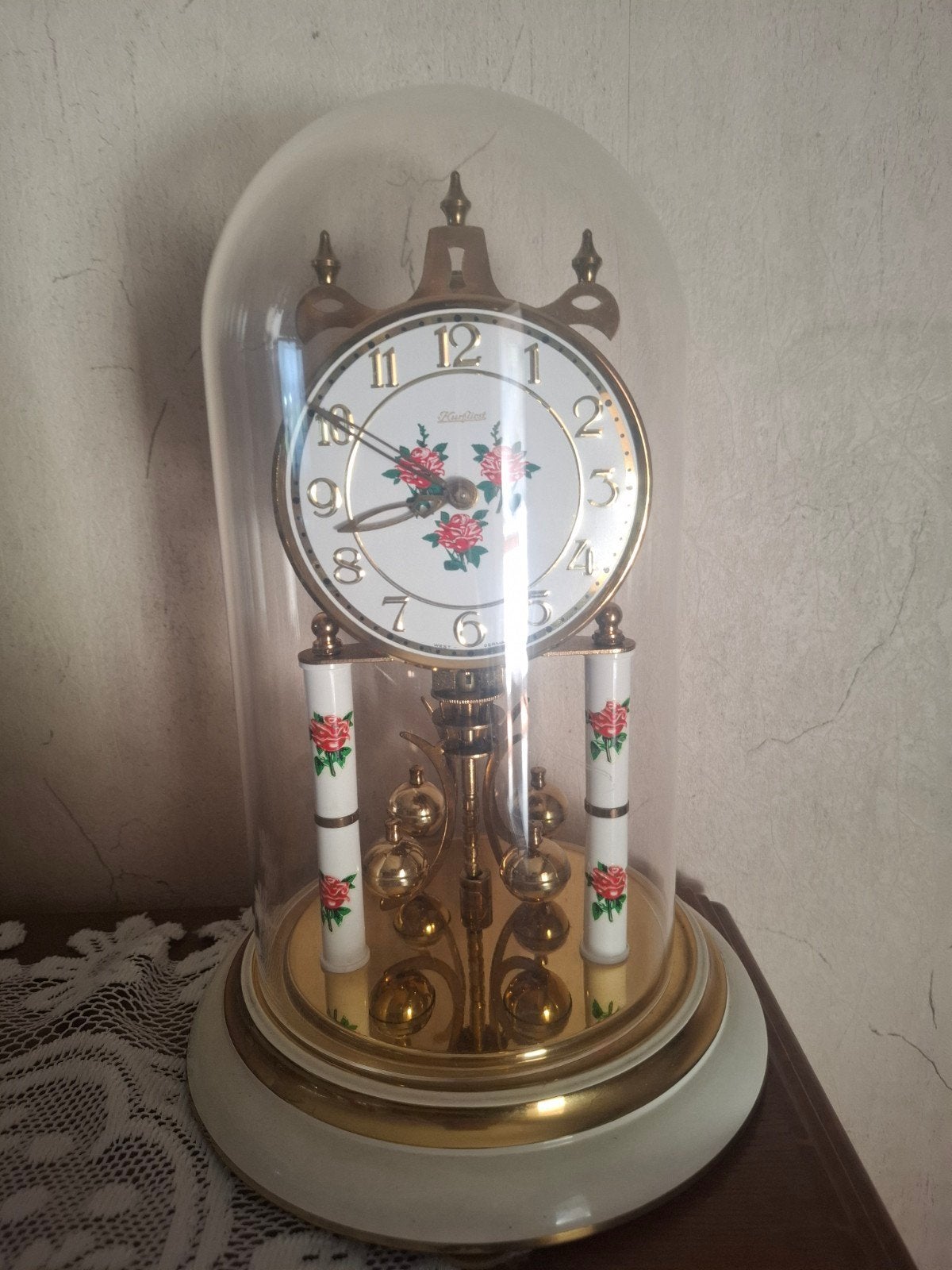 Prachtige vintage jaarpendule, Enlèvement