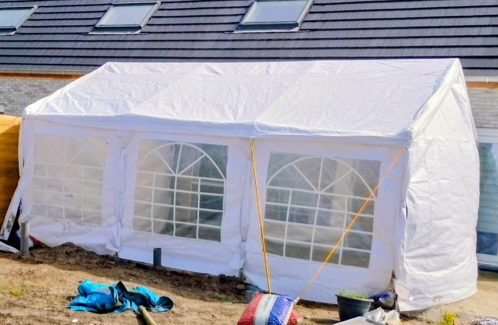 Party tent 6m x 4m, Ophalen, Gebruikt, Opvouwbaar, Partytent