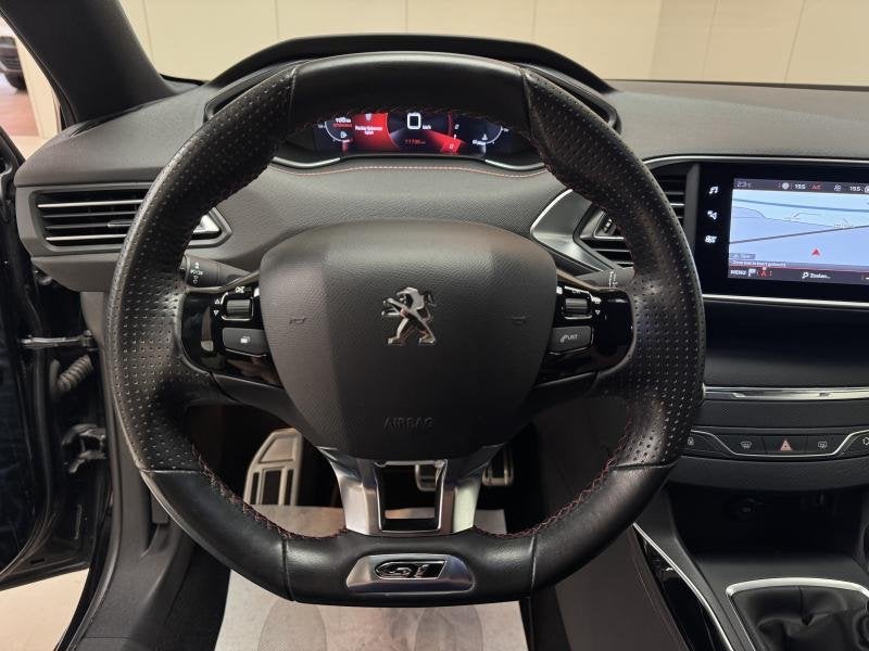 Peugeot 308 1.2i GT-Line S&S LED|GPS|PDC|ACC|CARPLAY|CAM..., 1199 cc, Emergency brake assist, Zwart, Handgeschakeld