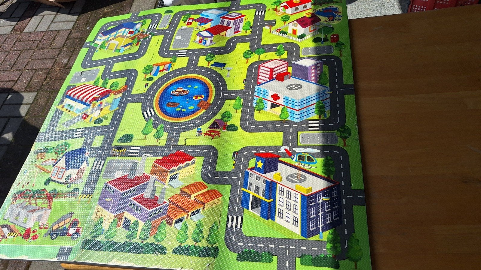 circuit auto - tapis/dalle, Enfants & Bébés, Enlèvement