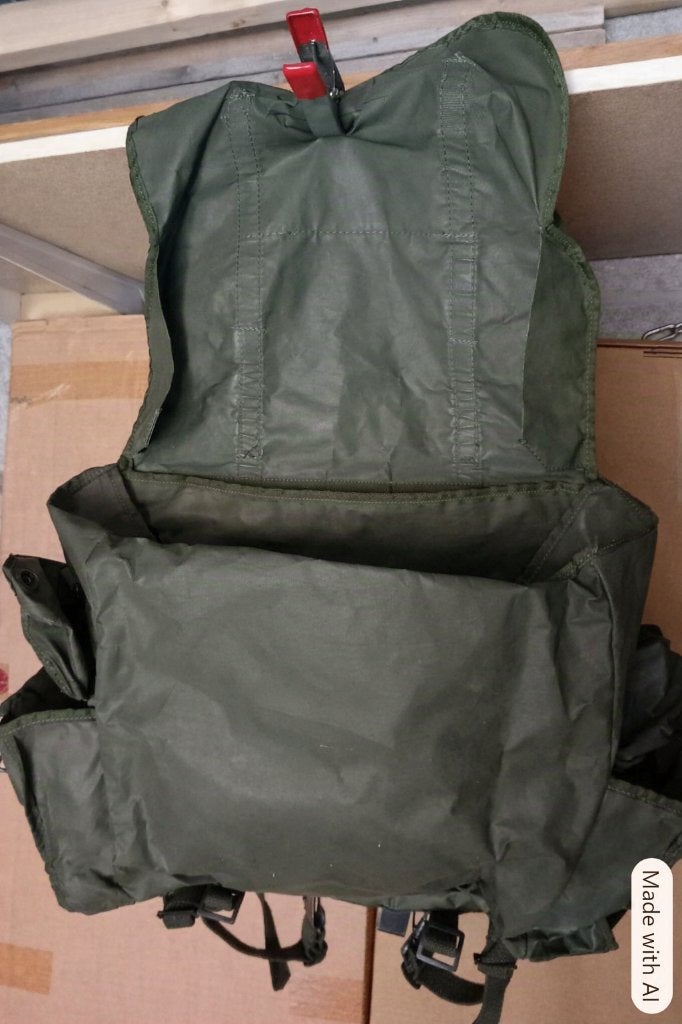 Sac militaire belge ABL – années 1990/2000 – vert olive, Ophalen, Landmacht