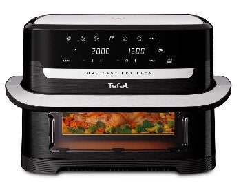 Dual Easy Fry Flex EY9228E0 Air fryer - 7 programma's - 9L, Enlèvement, Neuf