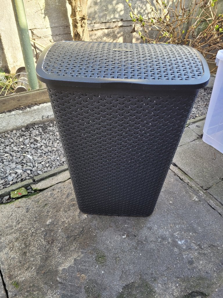 Panier à linge, Enlèvement, Comme neuf, Noir