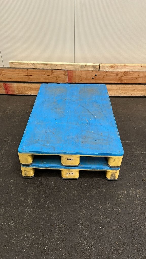 Kunssttof pallets - 2 stuks - 1200x800x160mm - Hygiënepallet, Ophalen, Gebruikt, 100 cm of meer, 60 cm of meer