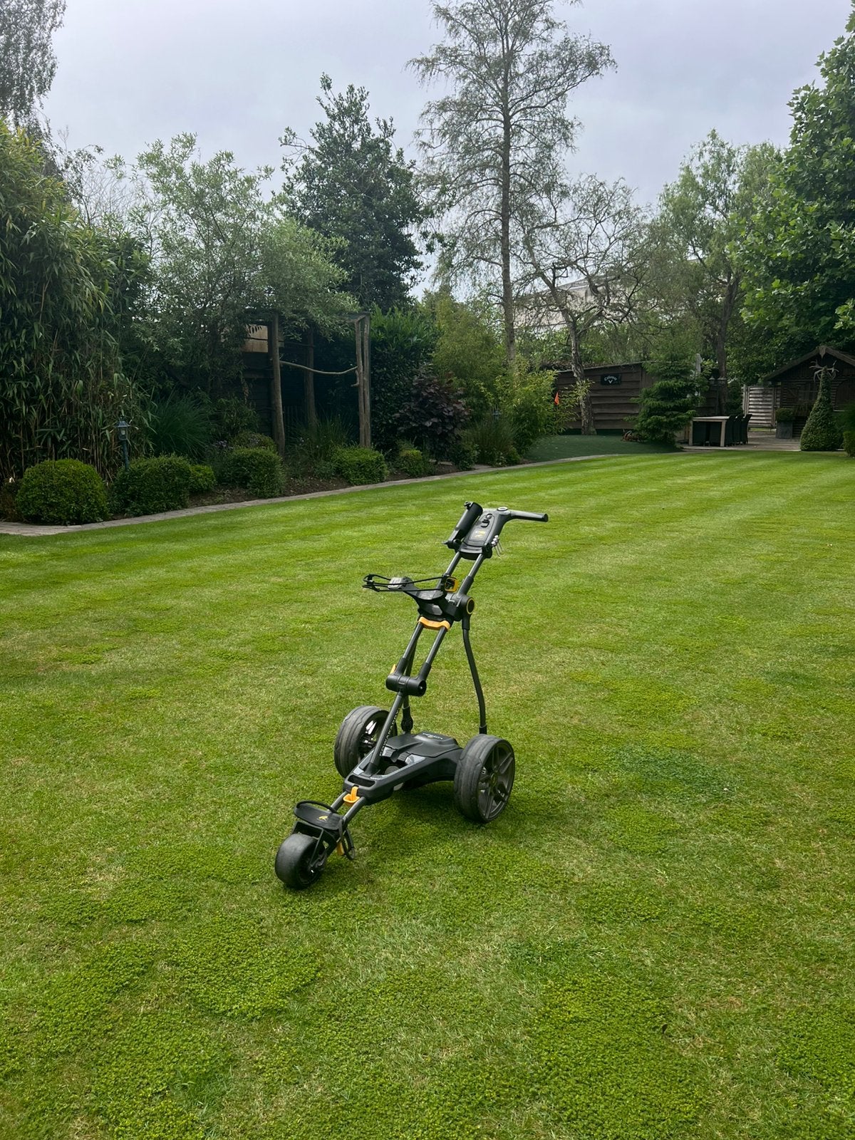 Powakaddy FW3 Elektrische Golftrolley – Lithium batterij, Ophalen, Zo goed als nieuw, Golfkar