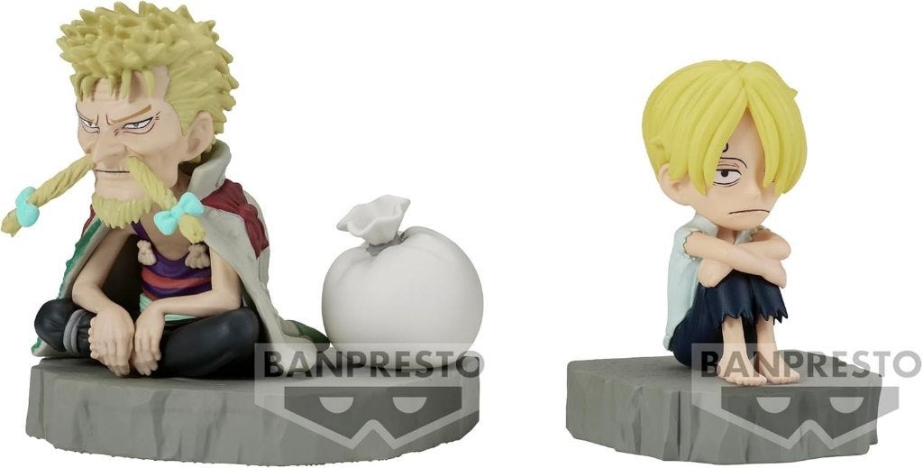 One Piece WCF Log Stories Sanji & Zeff Figure Banpresto, Envoi, Neuf, Humain