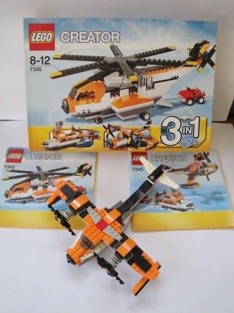 LEGO CREATOR 7345 compleet met doos + instructies, Lego, Ophalen of Verzenden, Zo goed als nieuw, Compleet