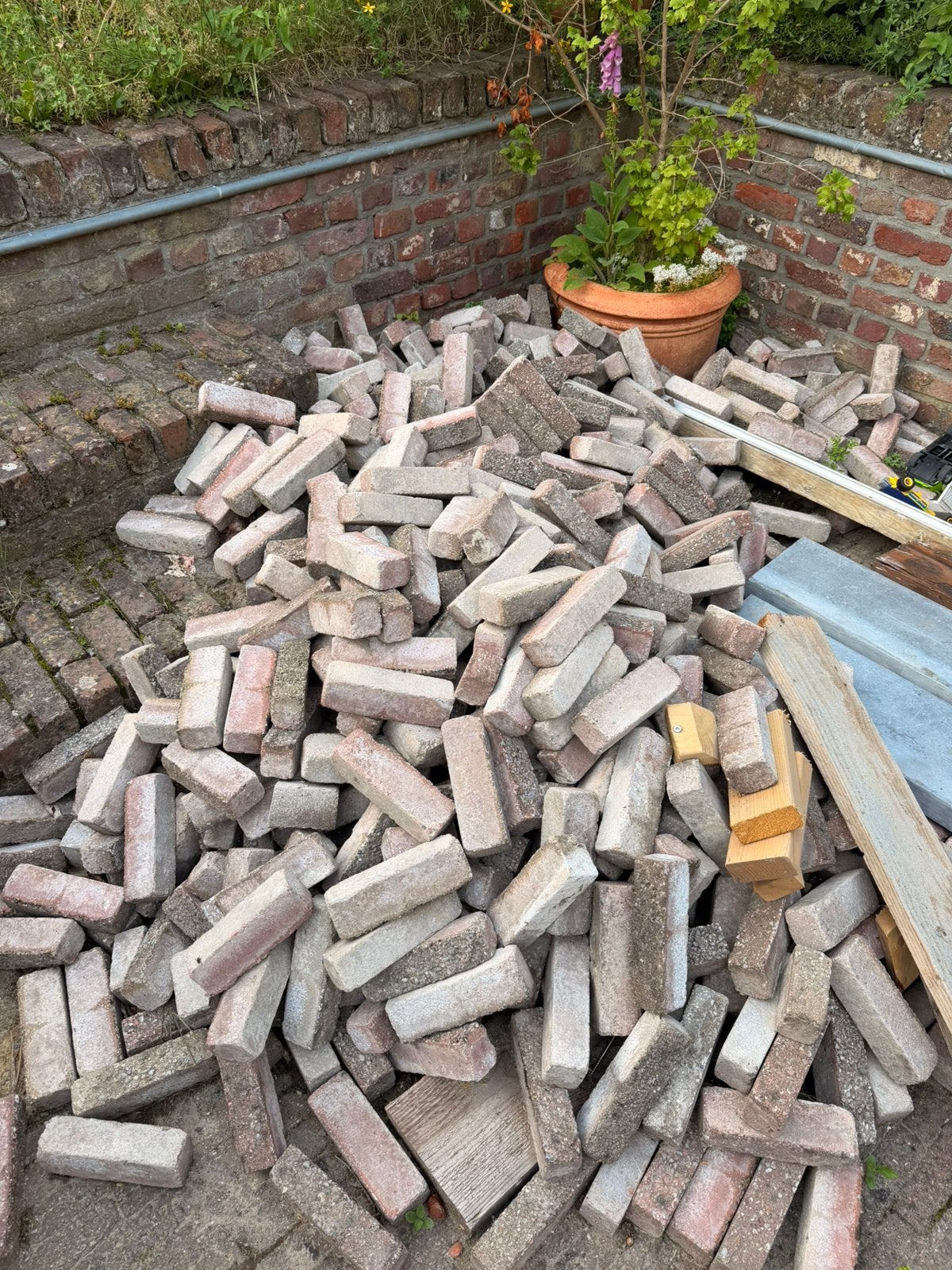 Klinkers, gratis op te halen, Ophalen, Gebruikt, Minder dan 5 m², Klinkers