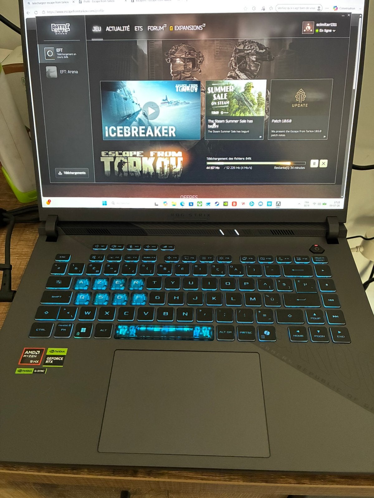 ROG STRIX G16, Ophalen of Verzenden, Zo goed als nieuw, Gaming, SSD