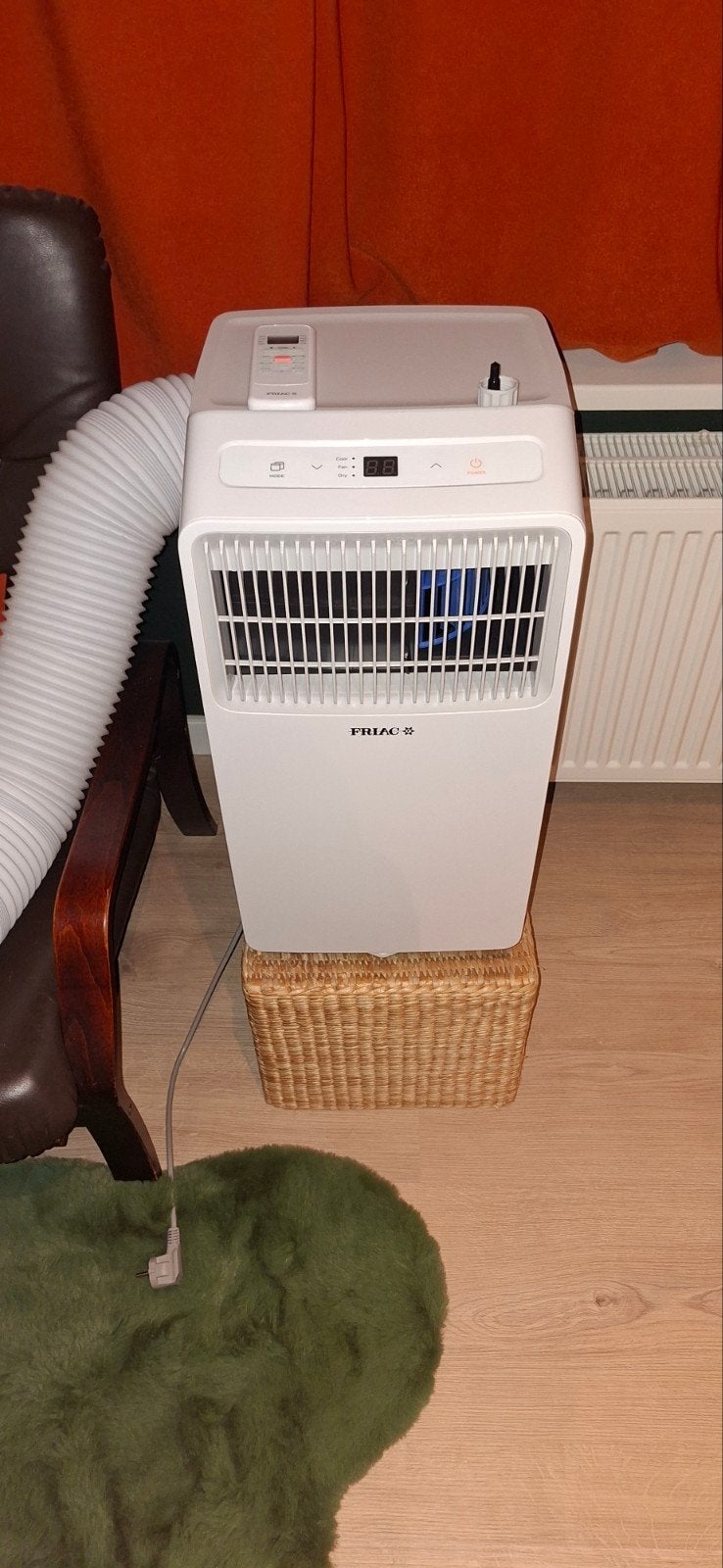 mobile airco 7000btu friac, Ophalen, Koelen en Ontvochtigen, 2 snelheden, Zo goed als nieuw