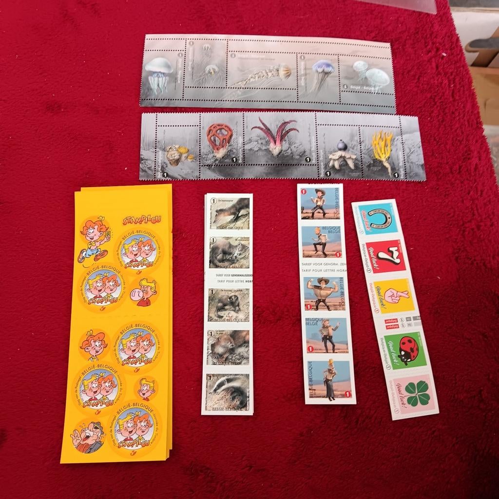 Belgische postzegel velletjes, Ophalen of Verzenden