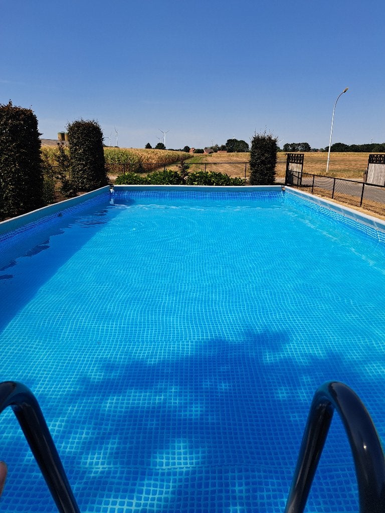 Intex opbouw zwembad, 300 cm of meer, Zo goed als nieuw, Rechthoekig, Ophalen