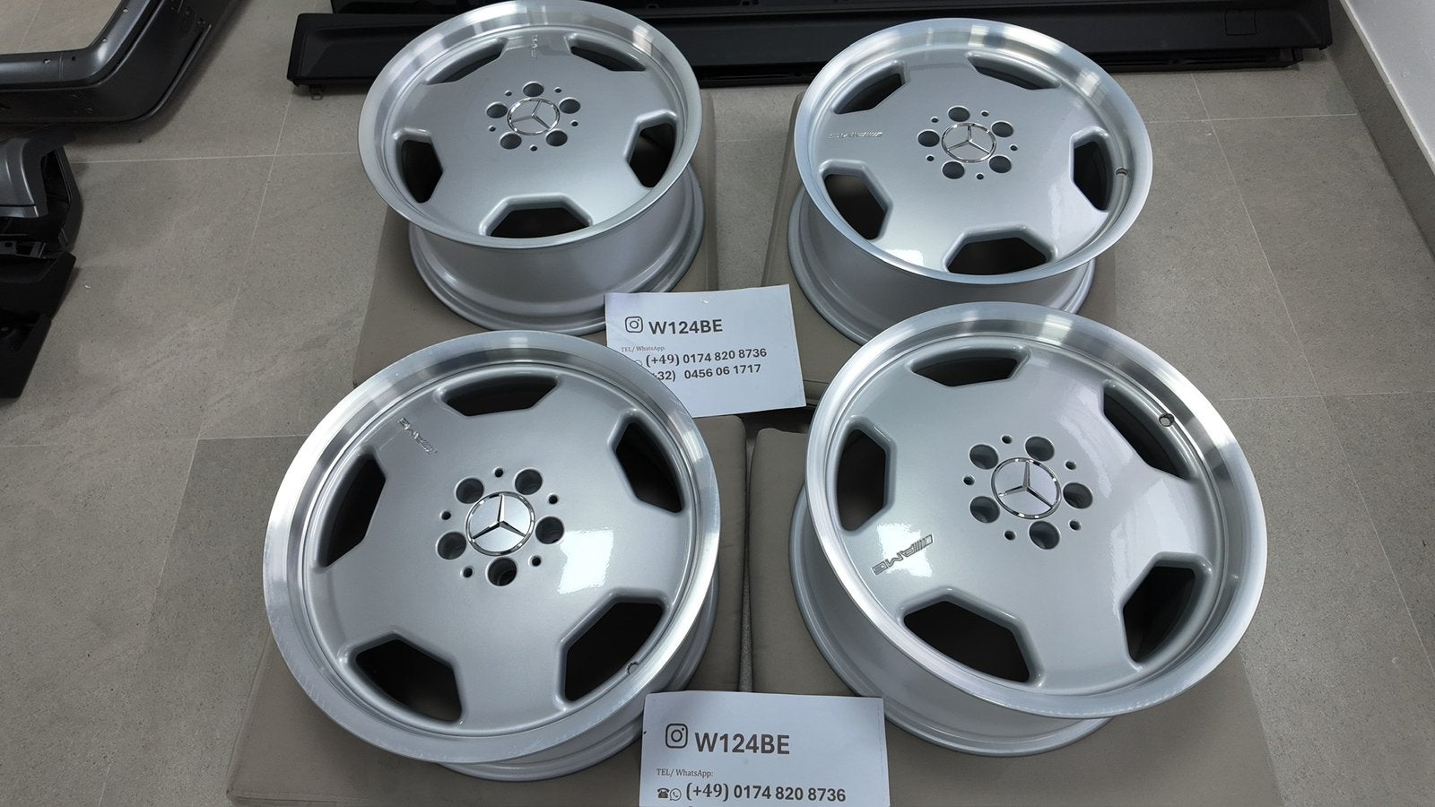 Jantes monoblocs Mercedes AMG 18 pouces R129 W210 W201, Enlèvement ou Envoi, 18 pouces, Jante(s)