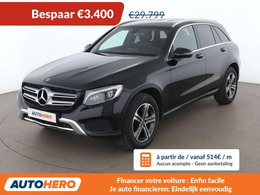 Mercedes-Benz GLC 250 GLC 250 4Matic (bj 2018, automaat), Auto's, Mercedes-Benz, Automaat, Gebruikt, Alcantara, Zwart