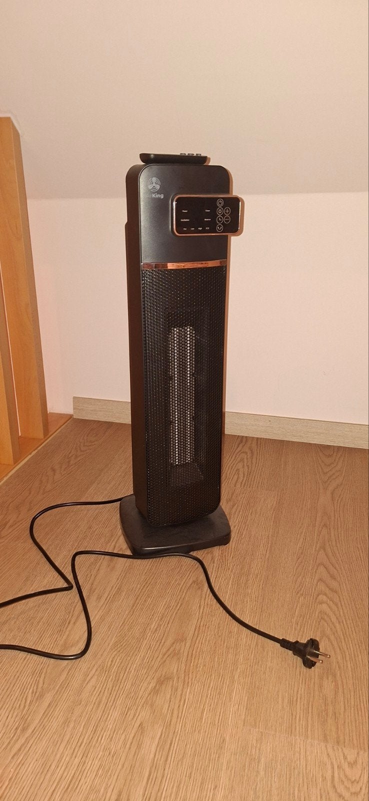 Airking elektrische verwarming (zwart) 2000w, Ophalen, Gebruikt