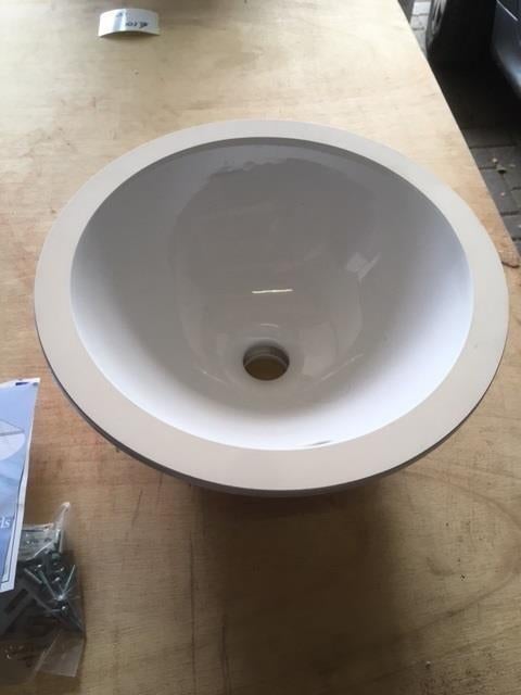 407. Onderbouwwastafel Villeroy en Boch, Maison & Meubles, Salle de bain | Linge de bain & Accessoires, Neuf, Blanc, Enlèvement
