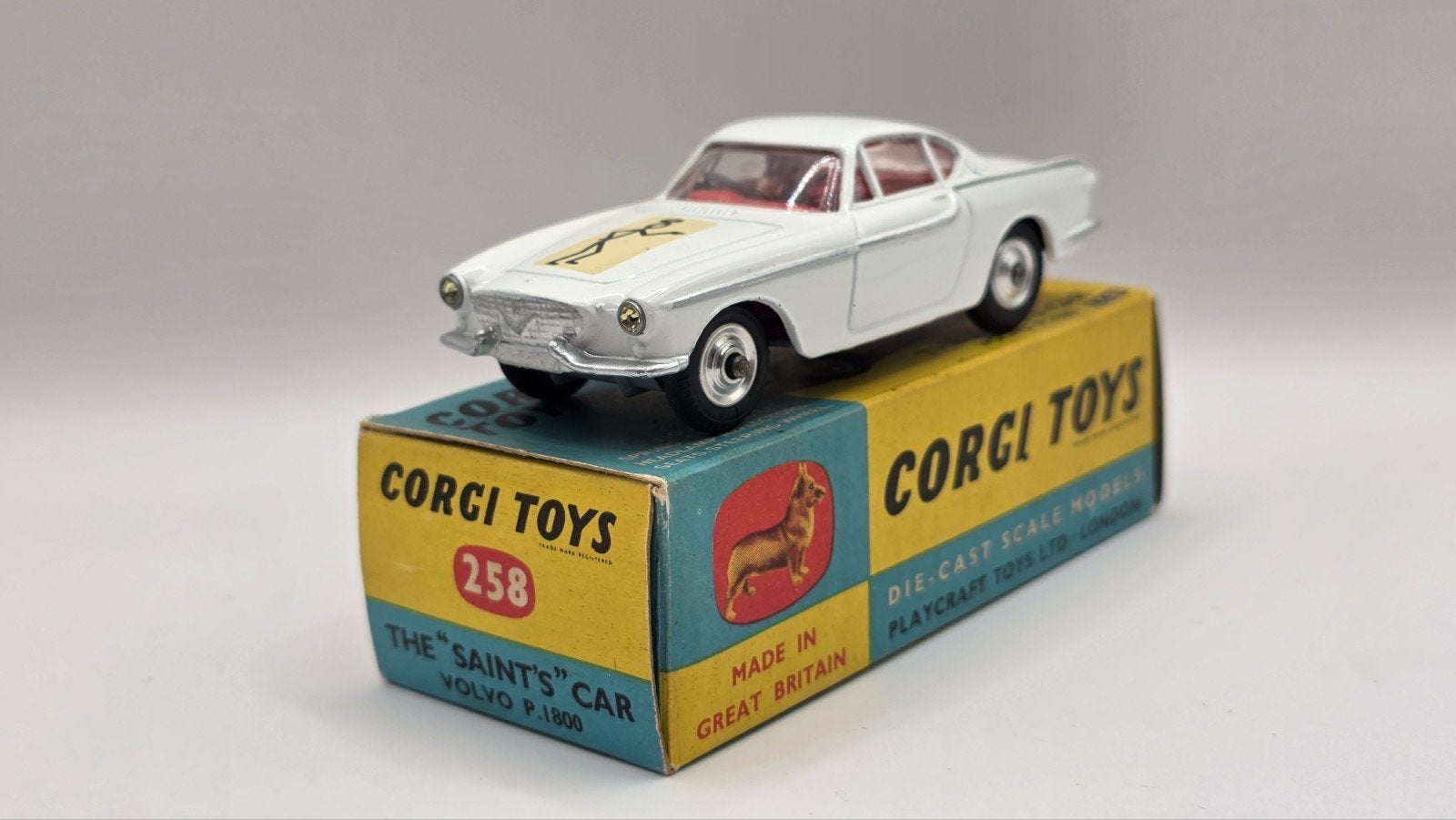 Corgi-speelgoed - Volvo P1800 The Saint, Hobby en Vrije tijd, Modelauto's | 1:43, Ophalen of Verzenden, Corgi