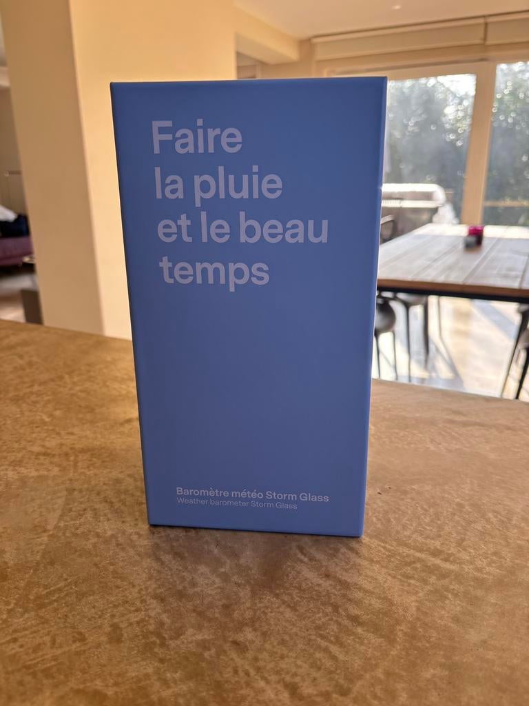 Baromètre à cristaux - Faire la pluie et le beau temps, Enlèvement, Neuf, Baromètre