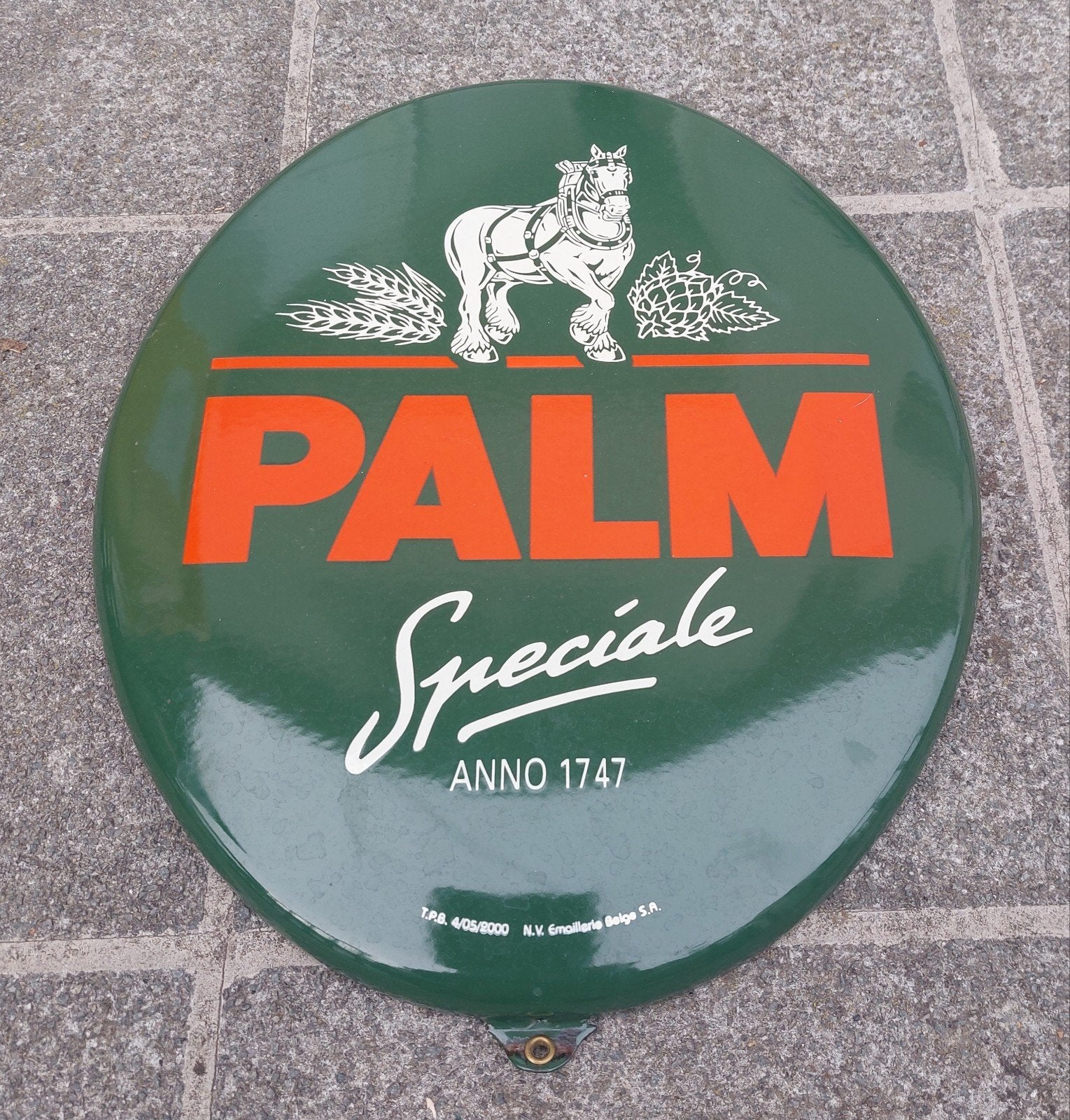 Palm bière Emaillerie Belge 2000, Enlèvement ou Envoi, Comme neuf, Panneau publicitaire