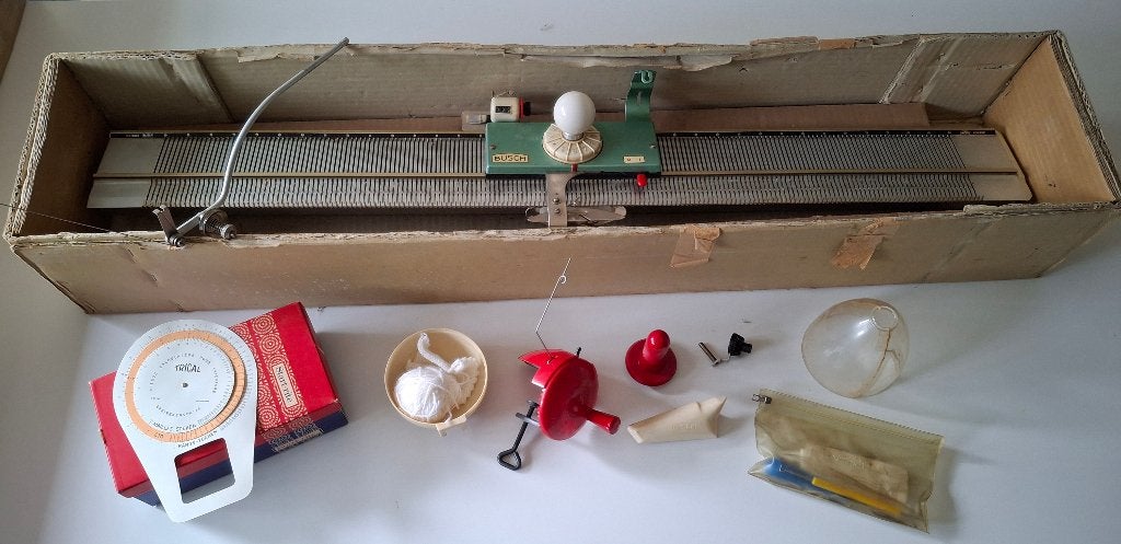 BUSCH vintage Breimachine, Ophalen, Gebruikt, Breien, Machine