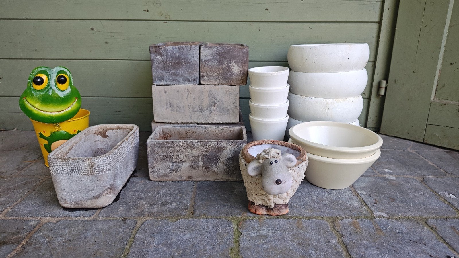 Varia bloempjes - potjes - cache pots, Intérieur, Rond, Enlèvement, Utilisé