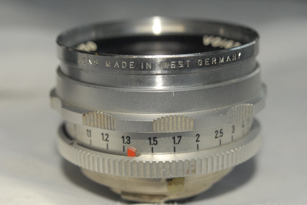 Voigtlander Septon 50 mm F/2 + bague E-mount comprise, TV, Hi-fi & Vidéo, Appareils photo analogiques, Enlèvement ou Envoi, Utilisé