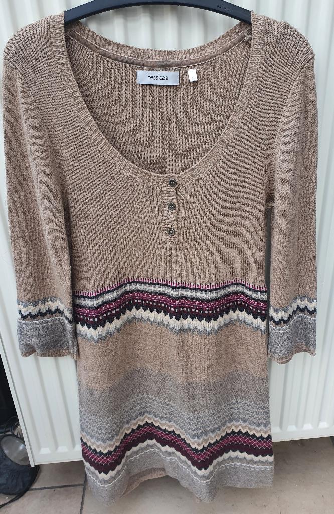 Winterjurk van Yessica van C&A maat S, Enlèvement ou Envoi, Taille 36 (S), Brun, Porté