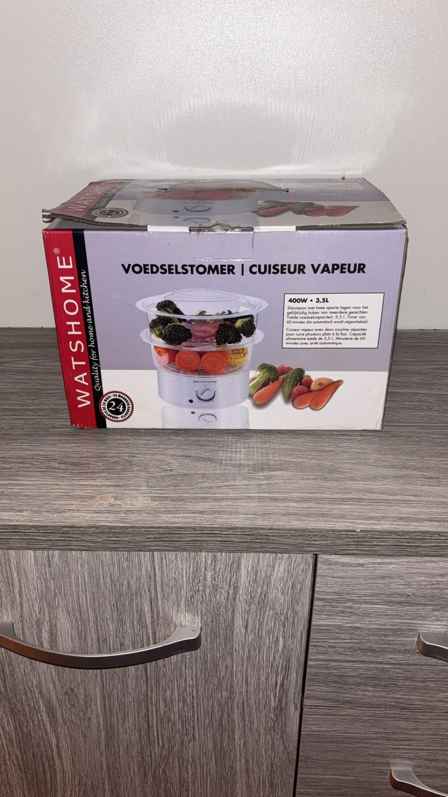 Voedselstomer, Ophalen, Zo goed als nieuw